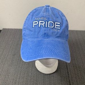 Tampa Pride Crew Baseball Hat Unisex Adjustable Blue Strapback Cap